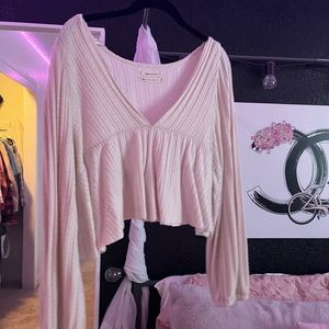 Urban long sleeve crop top